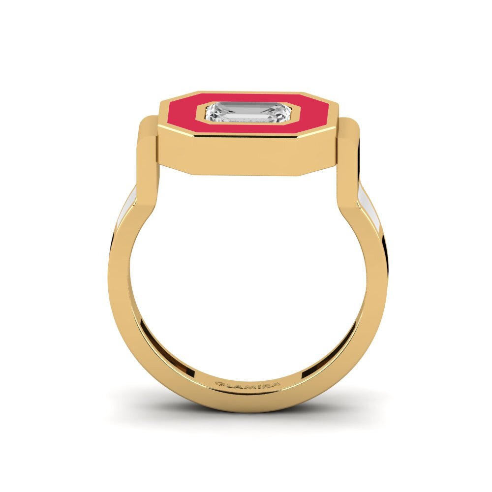 Weißer Saphir Ring Bryllu