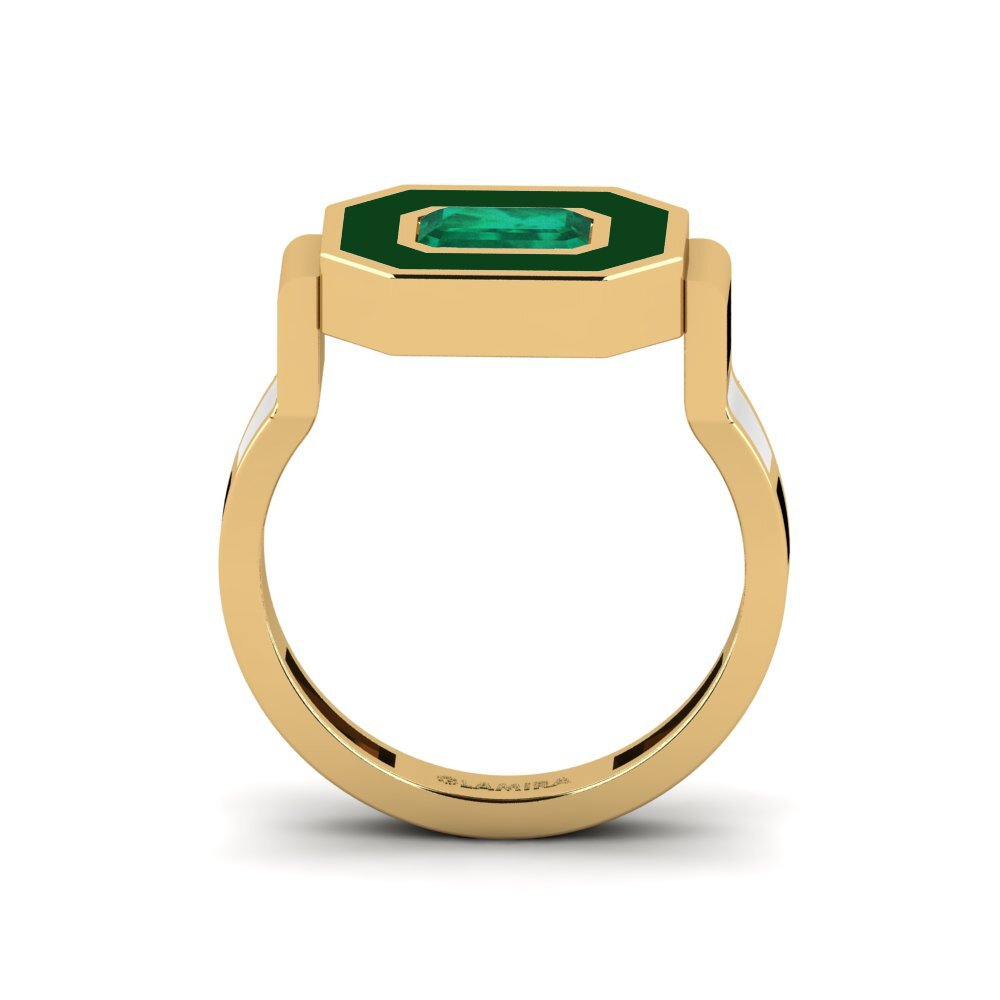 Smaragd Ring Bryllu
