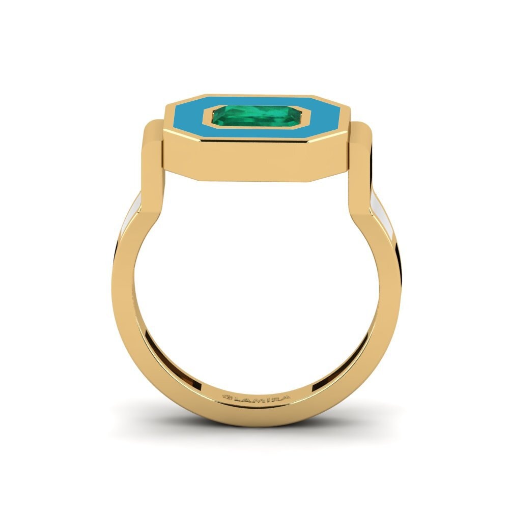Smaragd Ring Bryllu