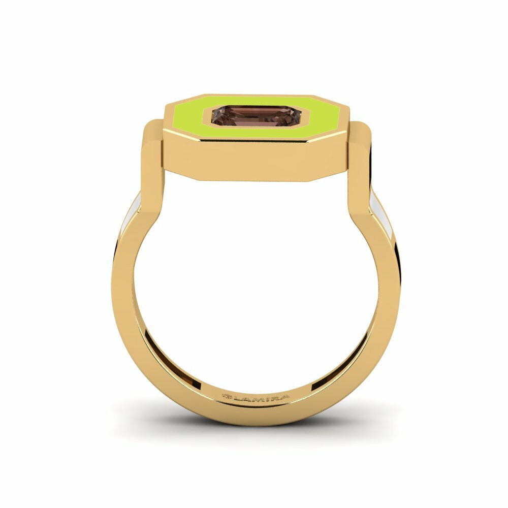 Quartz Fumé Bague Bryllu