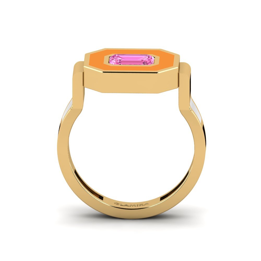 Rosa Topas Ring Bryllu