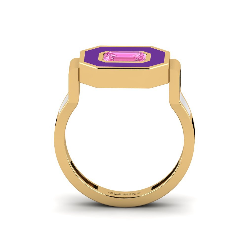 Rosa Topas Ring Bryllu