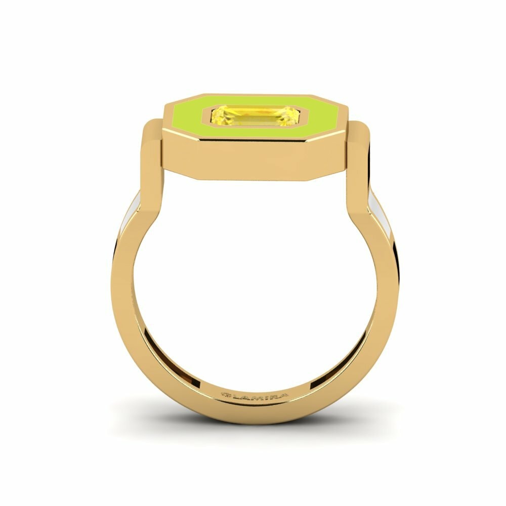 Saphir Jaune Bague Bryllu