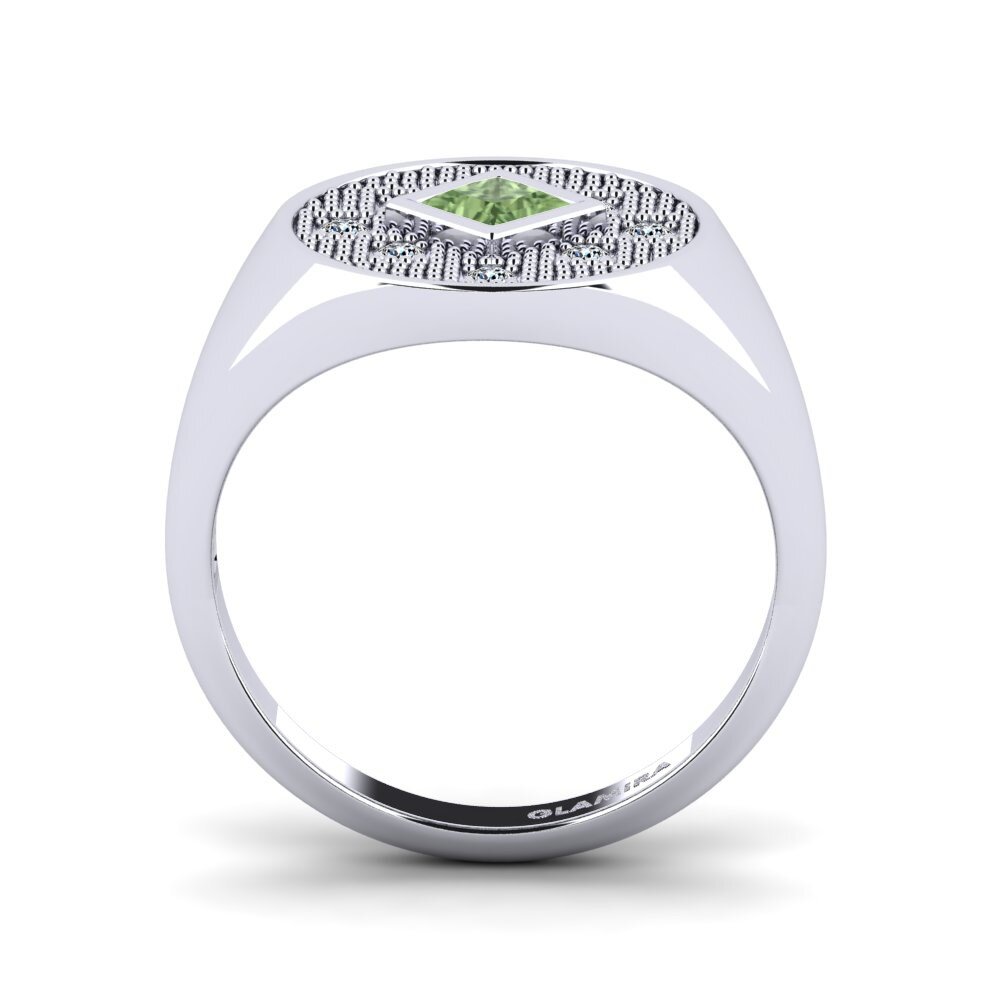 Princesa Zafiro Verde Anillo Buber