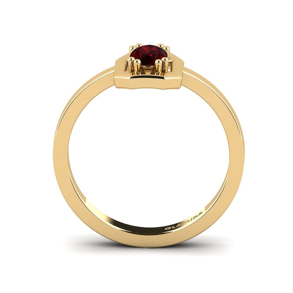 Garnet Engagement Ring Buhl
