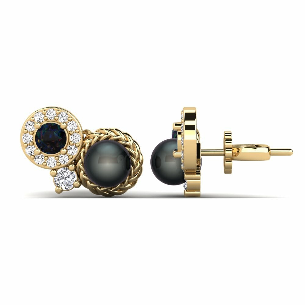 Black Opal Women's Earring Bunga