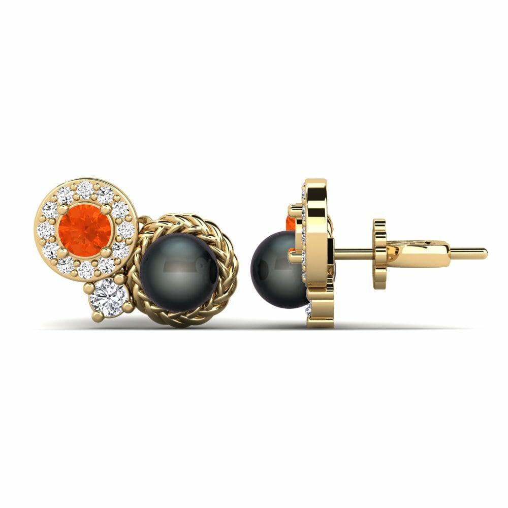 Opale de Feu Boucle d'oreille femme Bunga