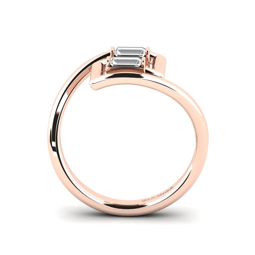 Weißer Saphir Ring Buoyant