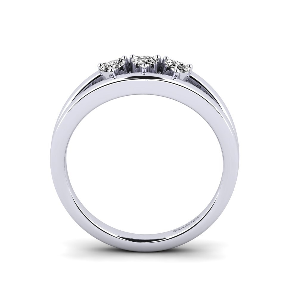 Moissanita Anillo de Mujer Burnt