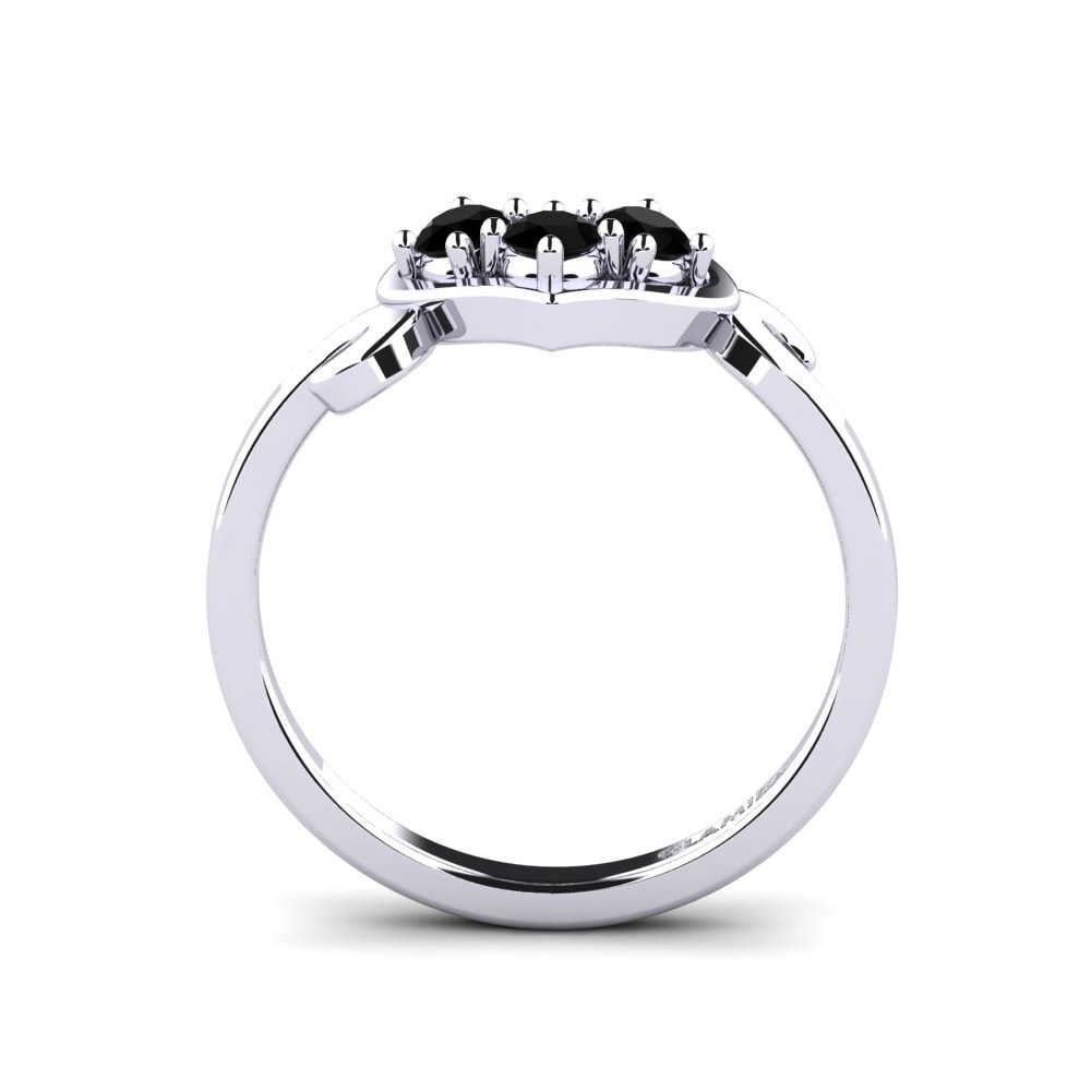 Diamante Negro Anel Cadha