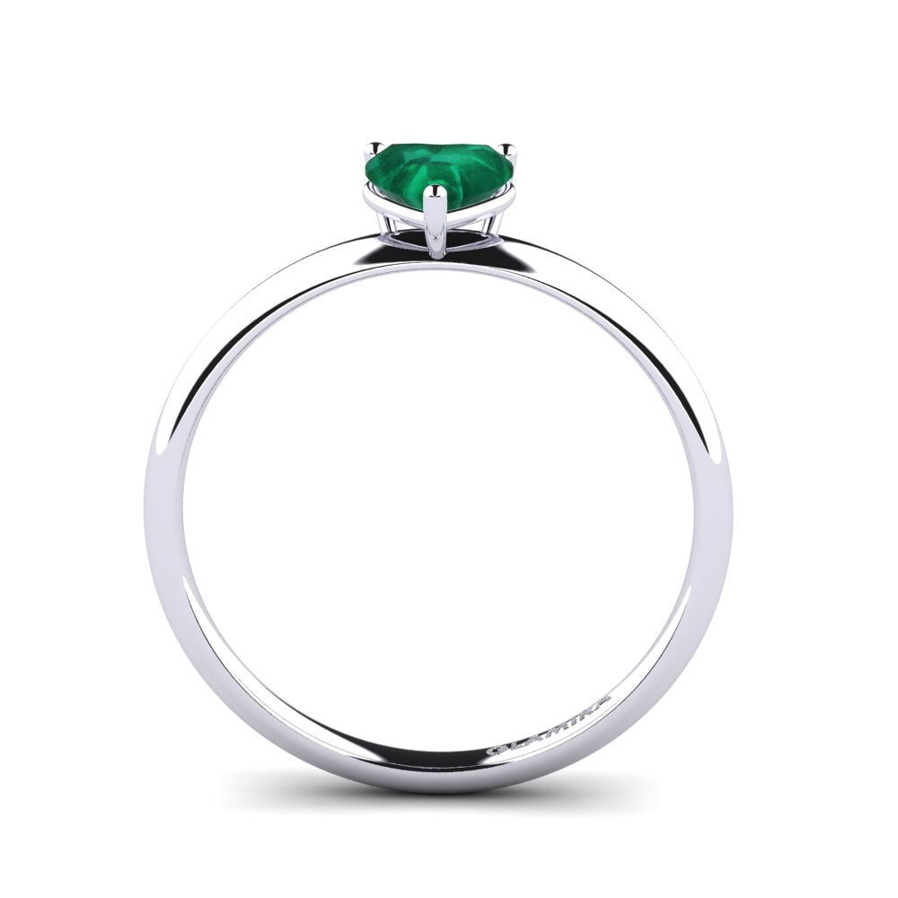 Heart Emerald Women's Ring Cadieux