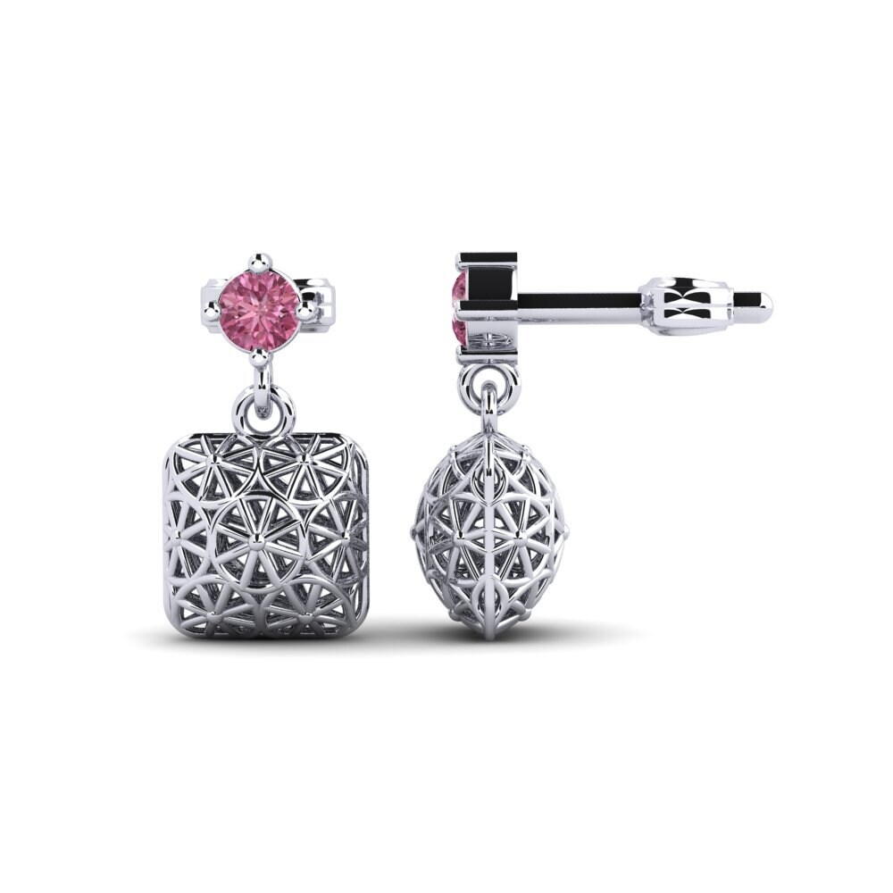 Granate Rhodolite Pendiente de mujer Cadin