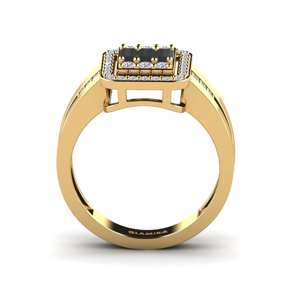 Black Diamond Engagement Ring Cajoleri