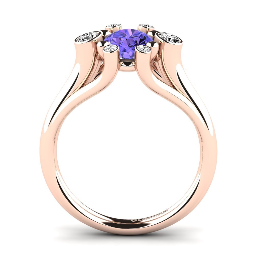Tanzanite Engagement Ring Calanthe