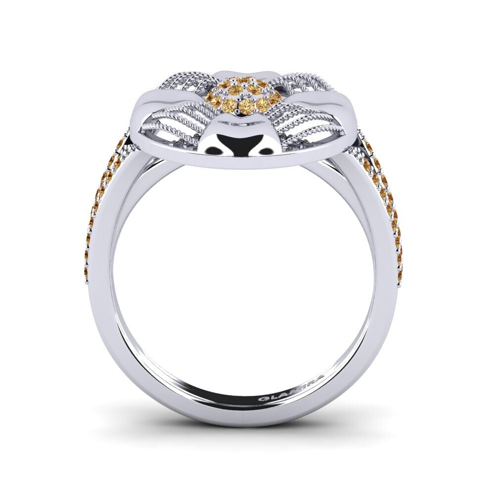 Brauner Diamant Ringe Caleba