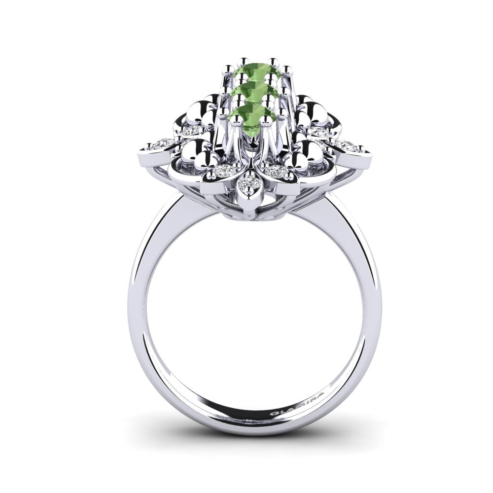 Green Sapphire Ring Calvaireen