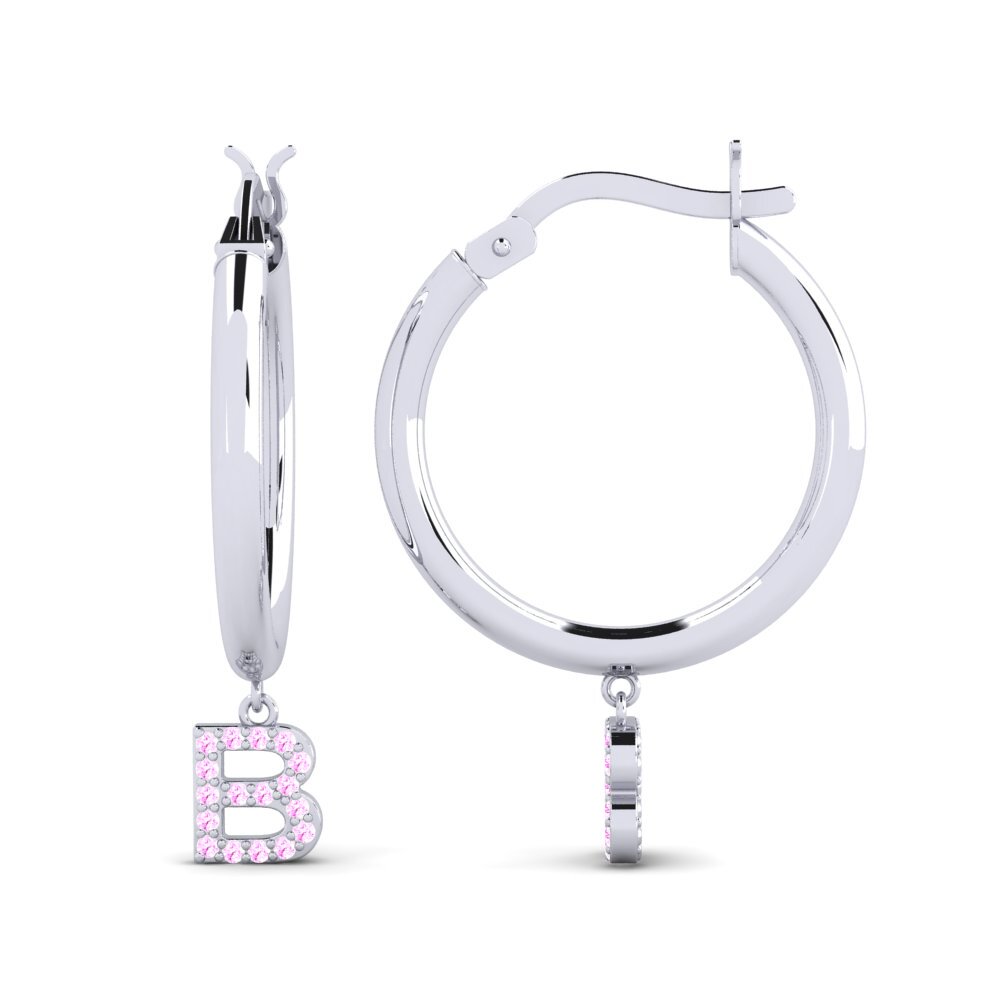 Pink Sapphire Women's Earring Camara B