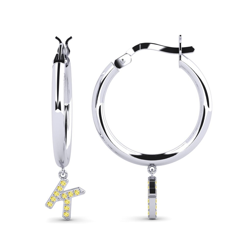 Yellow Sapphire Women's Earring Camara K