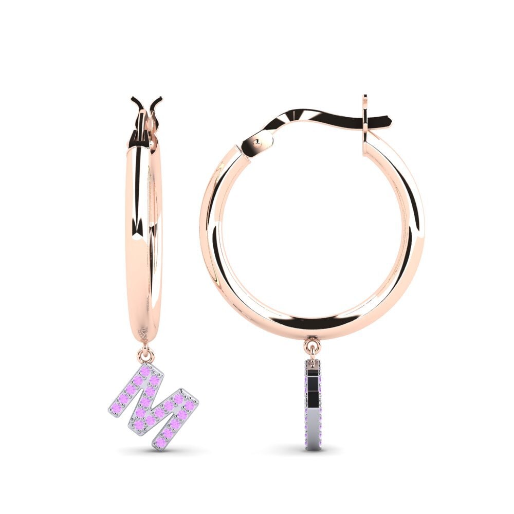 Amethyst Women's Earring Camara M