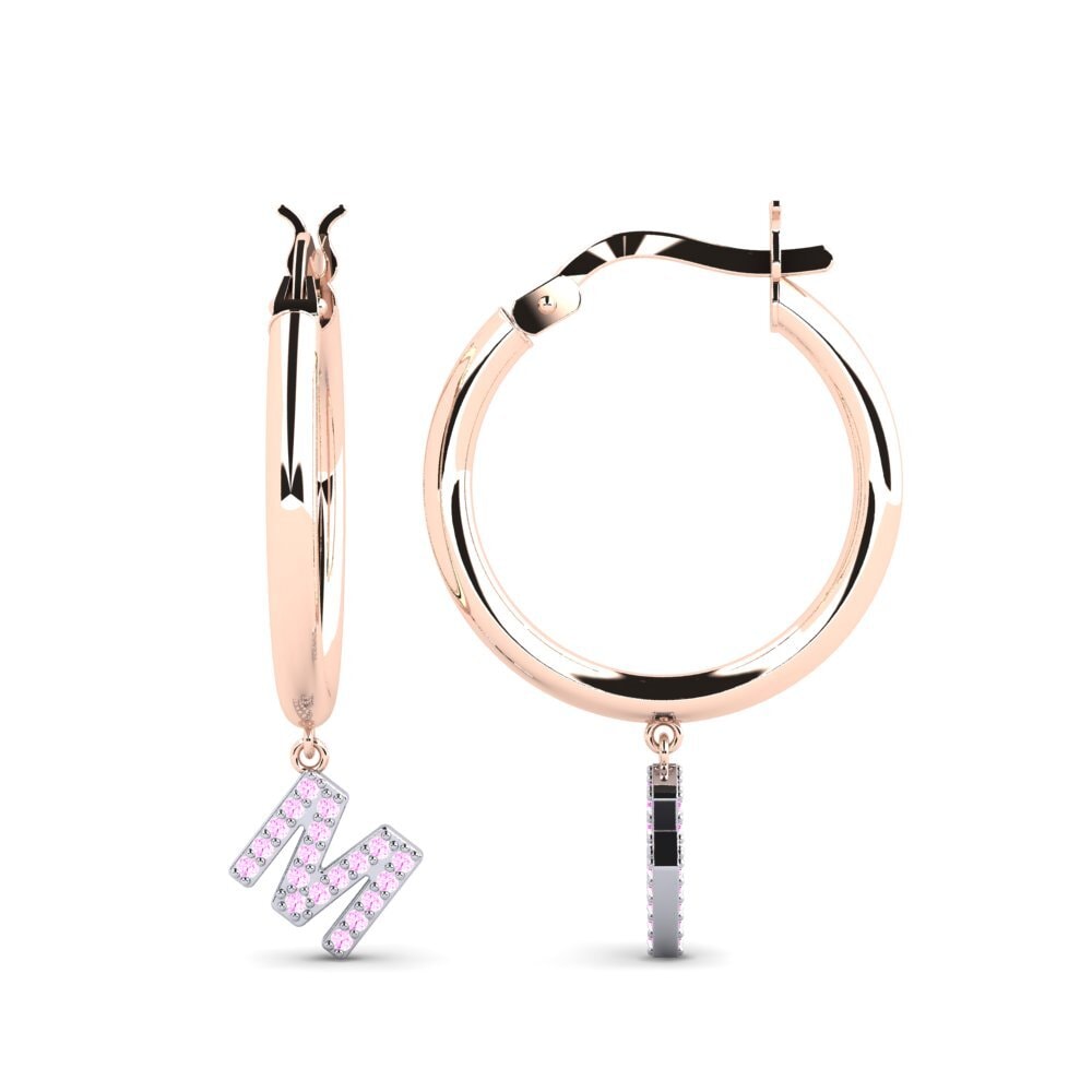 Pink Sapphire Women's Earring Camara M