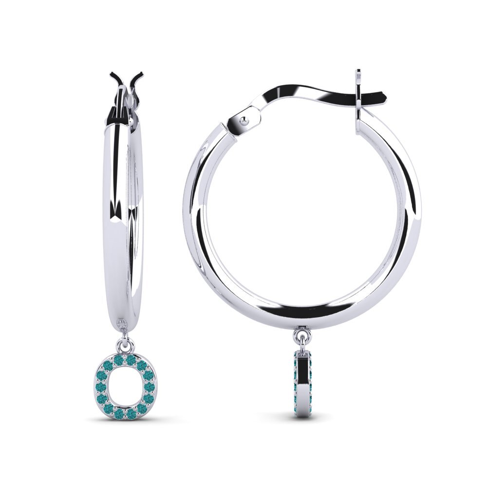 Blue Diamond Women's Earring Camara O