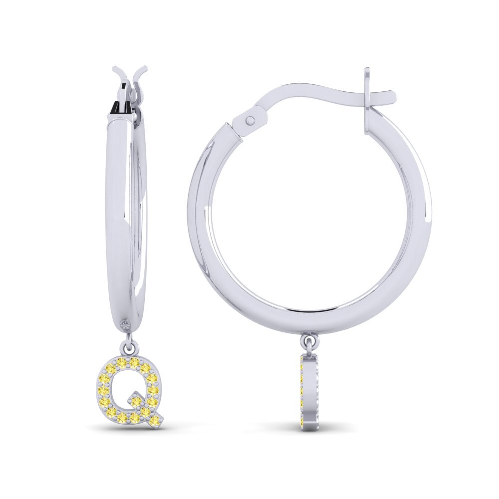 Yellow Sapphire Women's Earring Camara Q