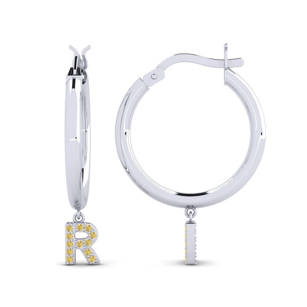 Yellow Diamond Women's Earring Camara R