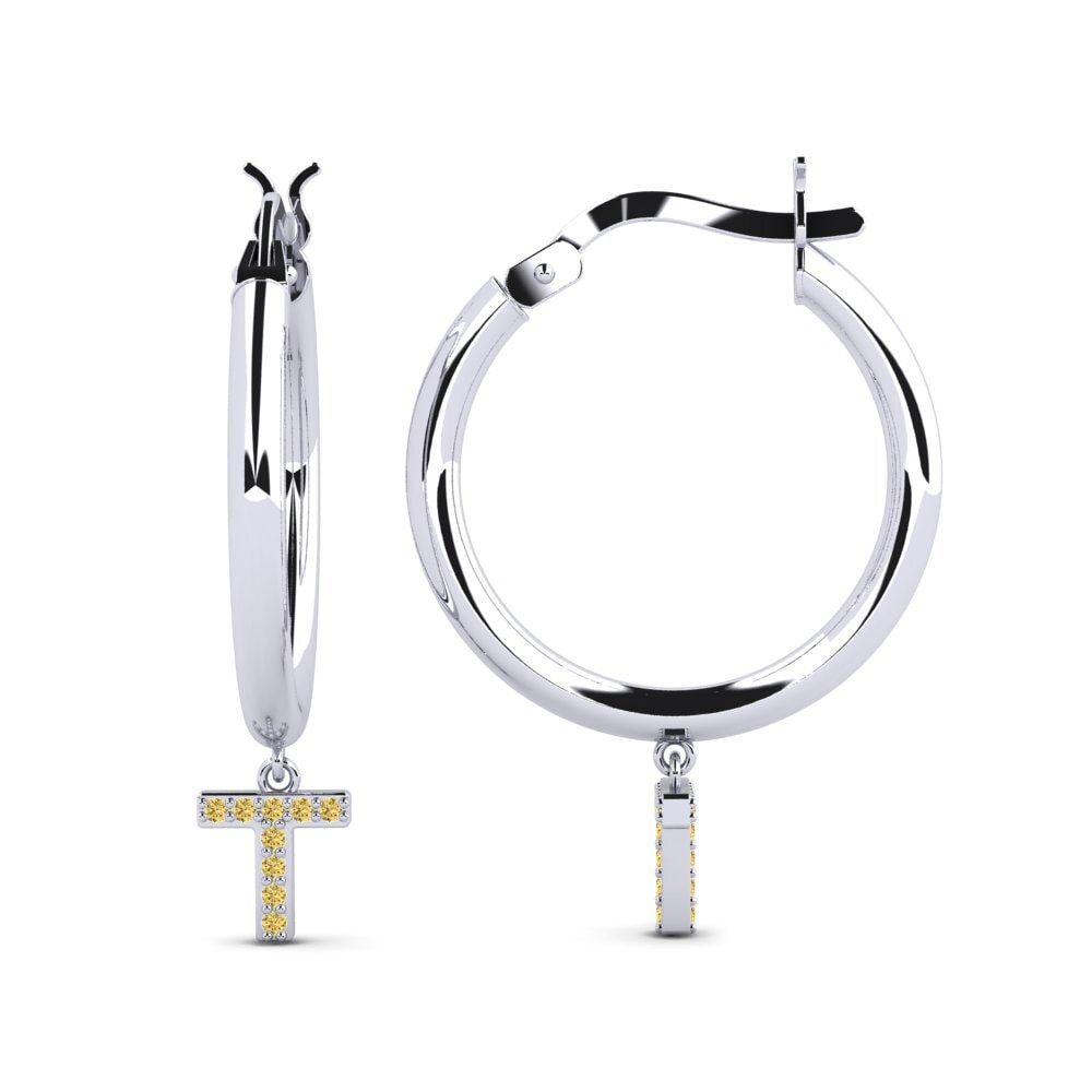 Yellow Diamond Women's Earring Camara T