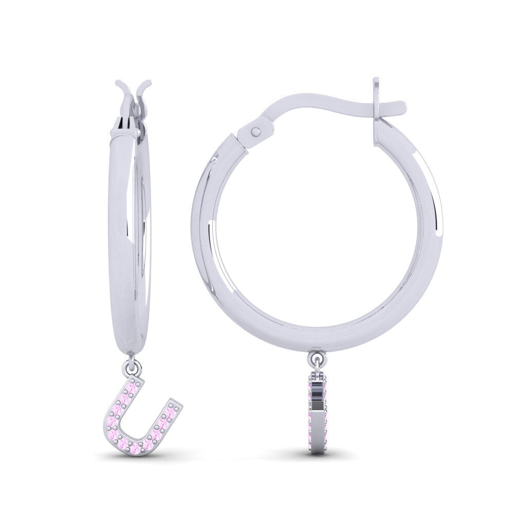 Pink Sapphire Women's Earring Camara U