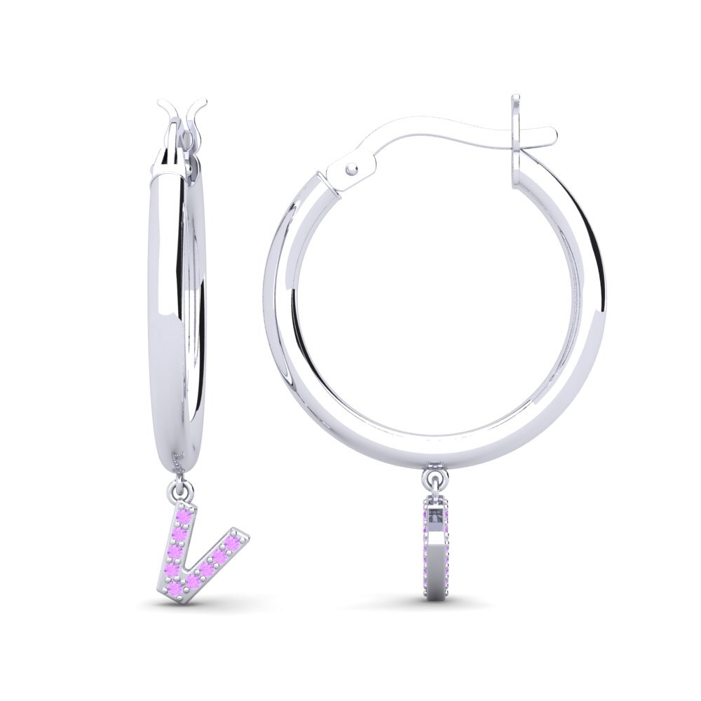 Amethyst Women's Earring Camara V