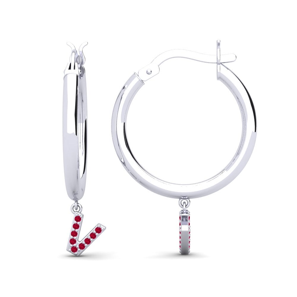Ruby Women's Earring Camara V