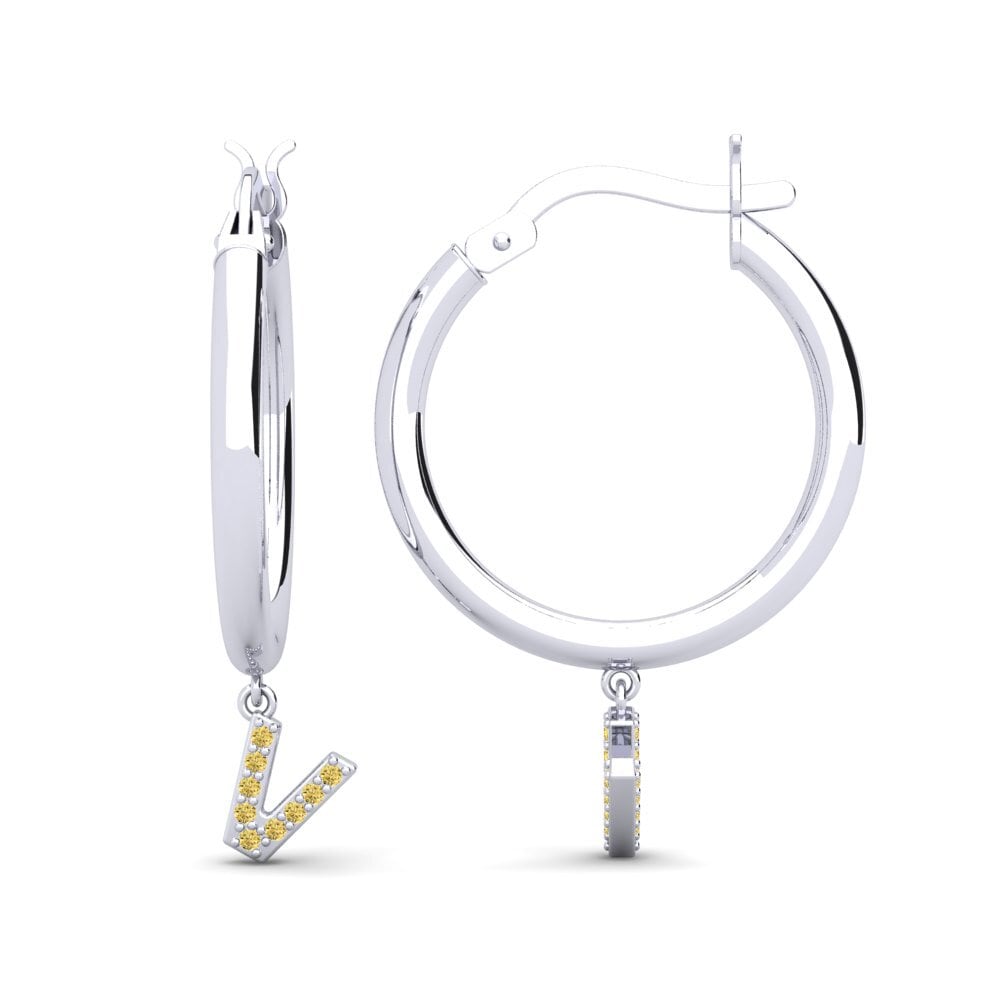 Yellow Diamond Women's Earring Camara V