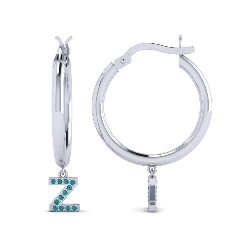 Blue Diamond Women's Earring Camara Z