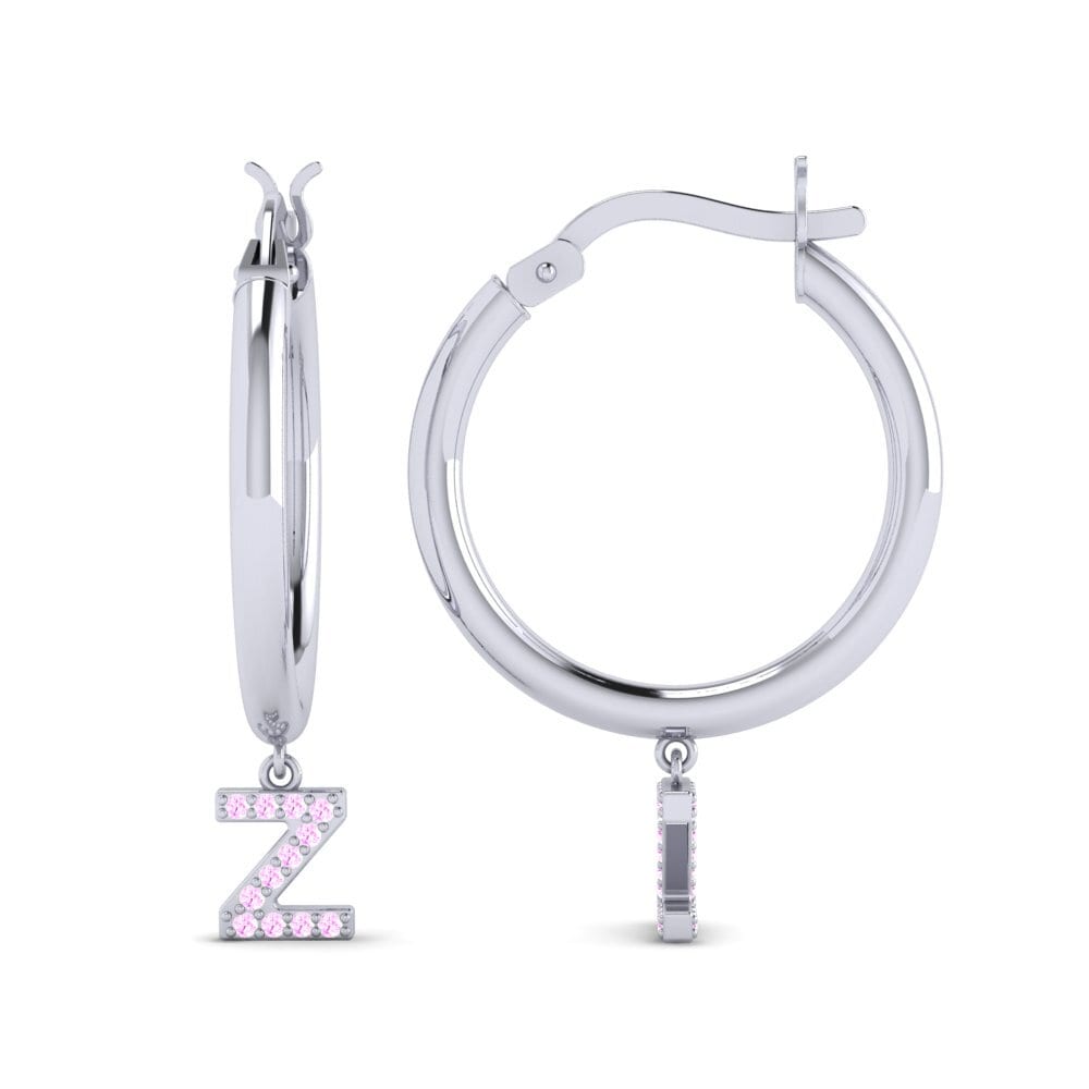 Pink Sapphire Women's Earring Camara Z