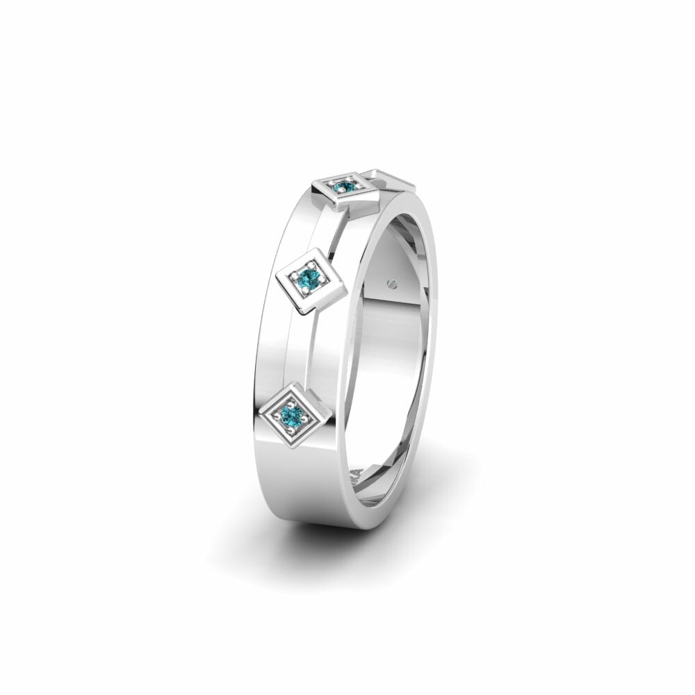 Diamant Bleu Alliance pour femme Cantabria