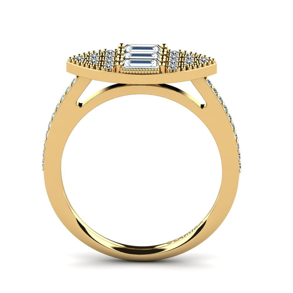 14ct Yellow Gold Engagement Ring Cantor