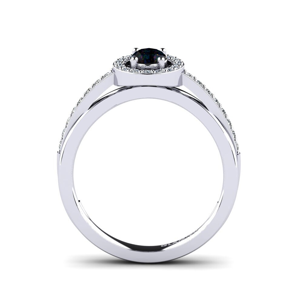 Black Opal Women's Ring Caol