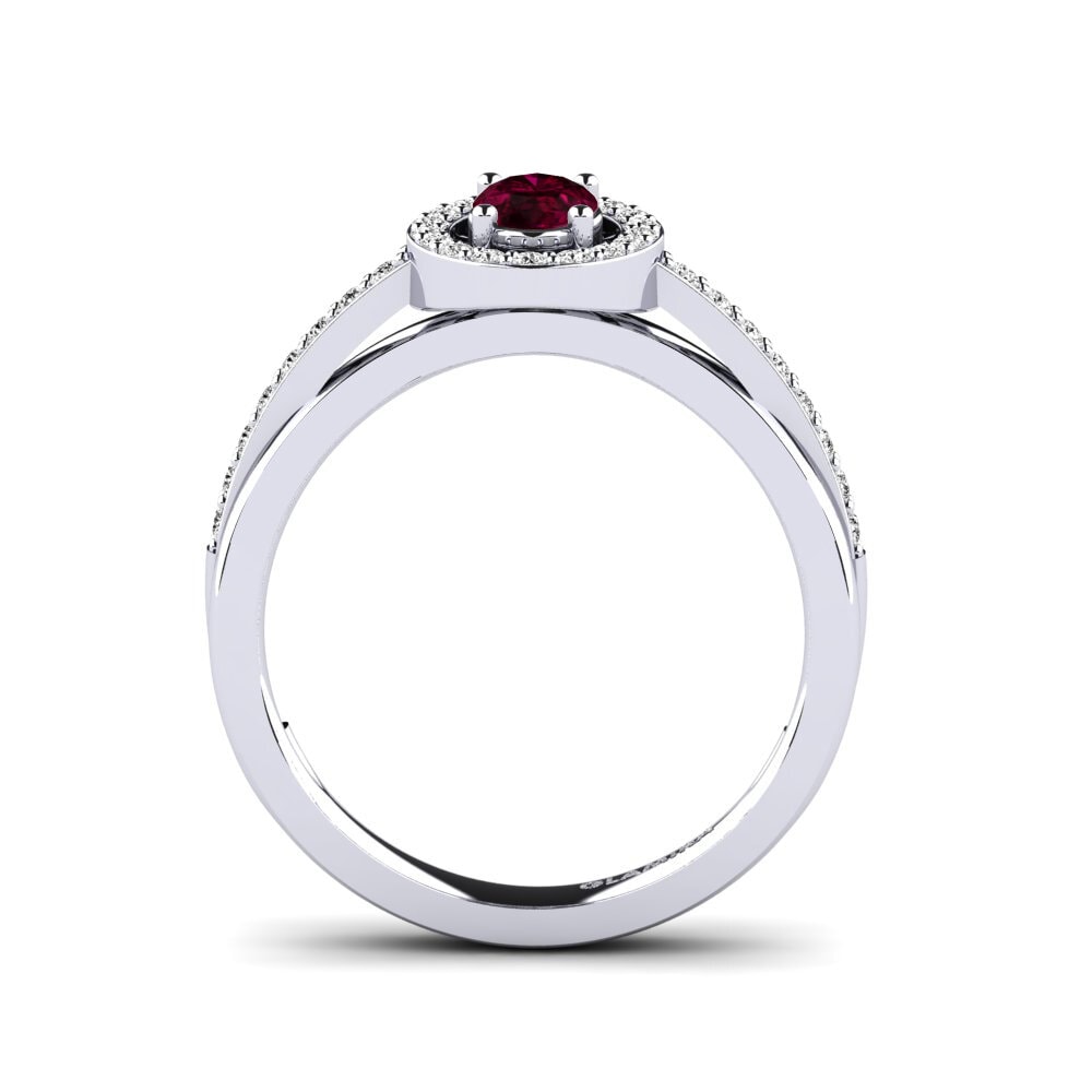 Rhodolite Garnet Women's Ring Caol