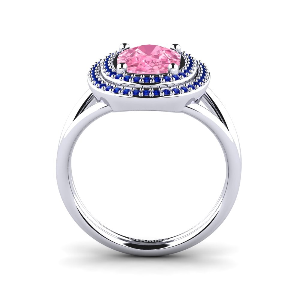 Pink Sapphire Engagement Ring Capritta