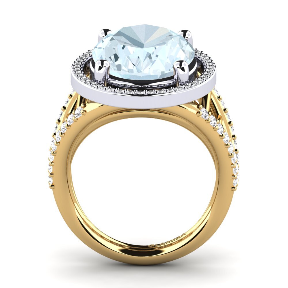 14ct Yellow / White Gold Ring Carlene