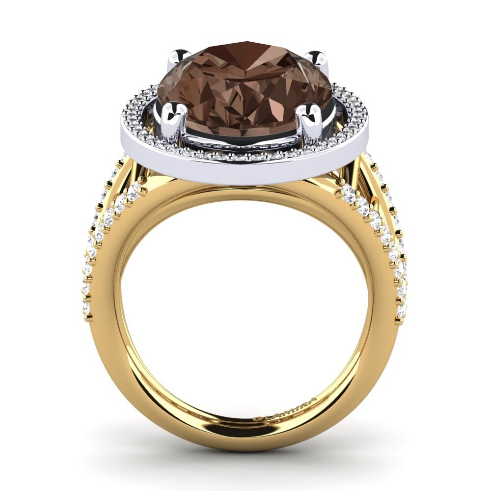 18ct Yellow / White Gold Ring Carlene