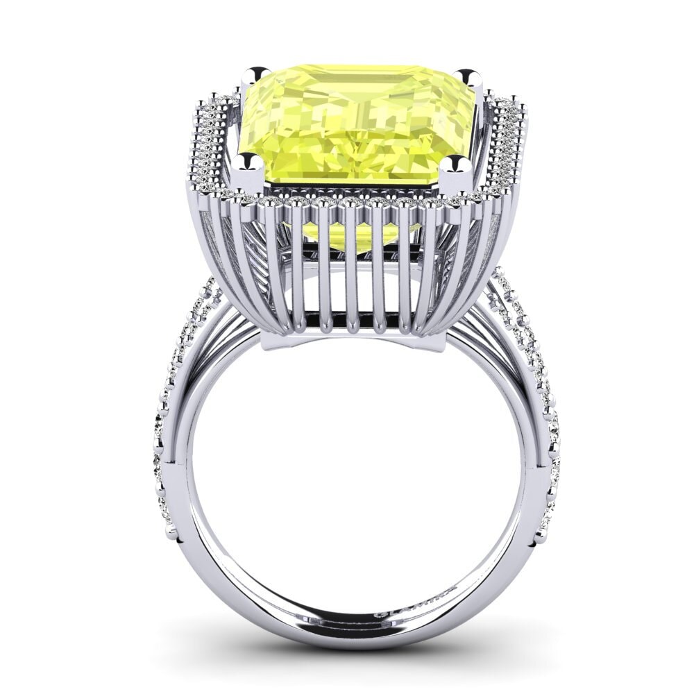 Lemon Quartz Ring Carli