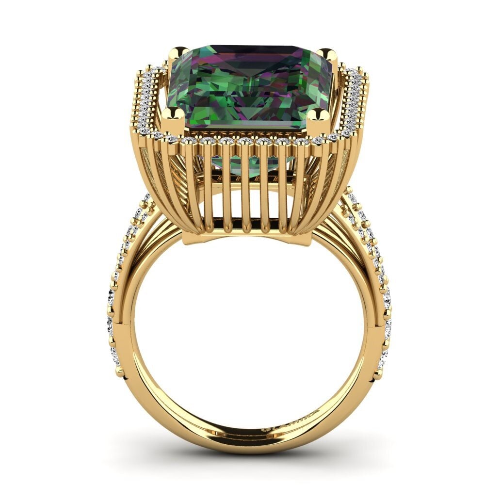 Topacio Místico Anillo Carli