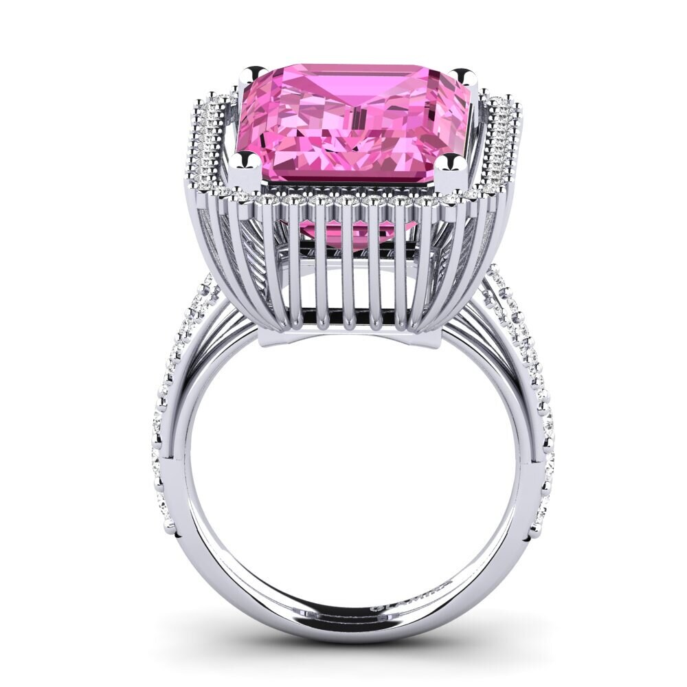 9ct White Gold Ring Carli