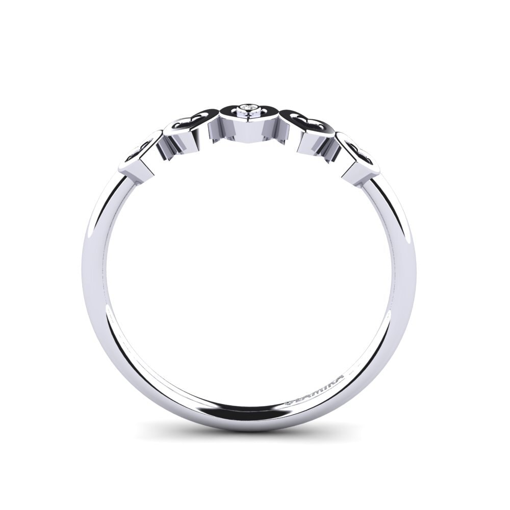 White sapphire Ring Carnssier