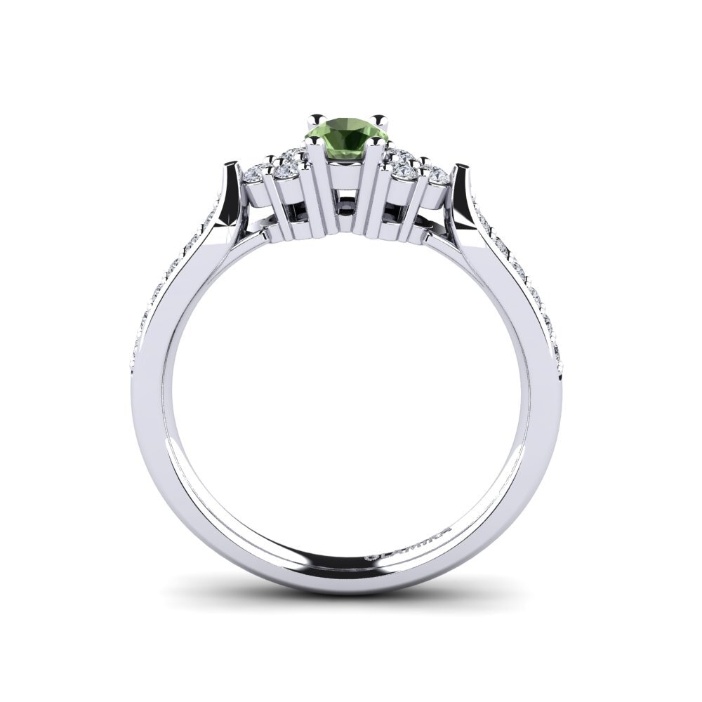 Green Sapphire Engagement Ring Cassidy