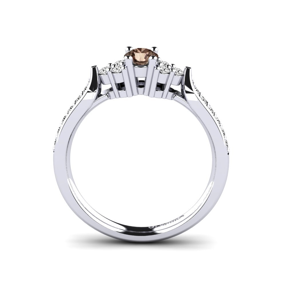 Smoky Quartz Engagement Ring Cassidy