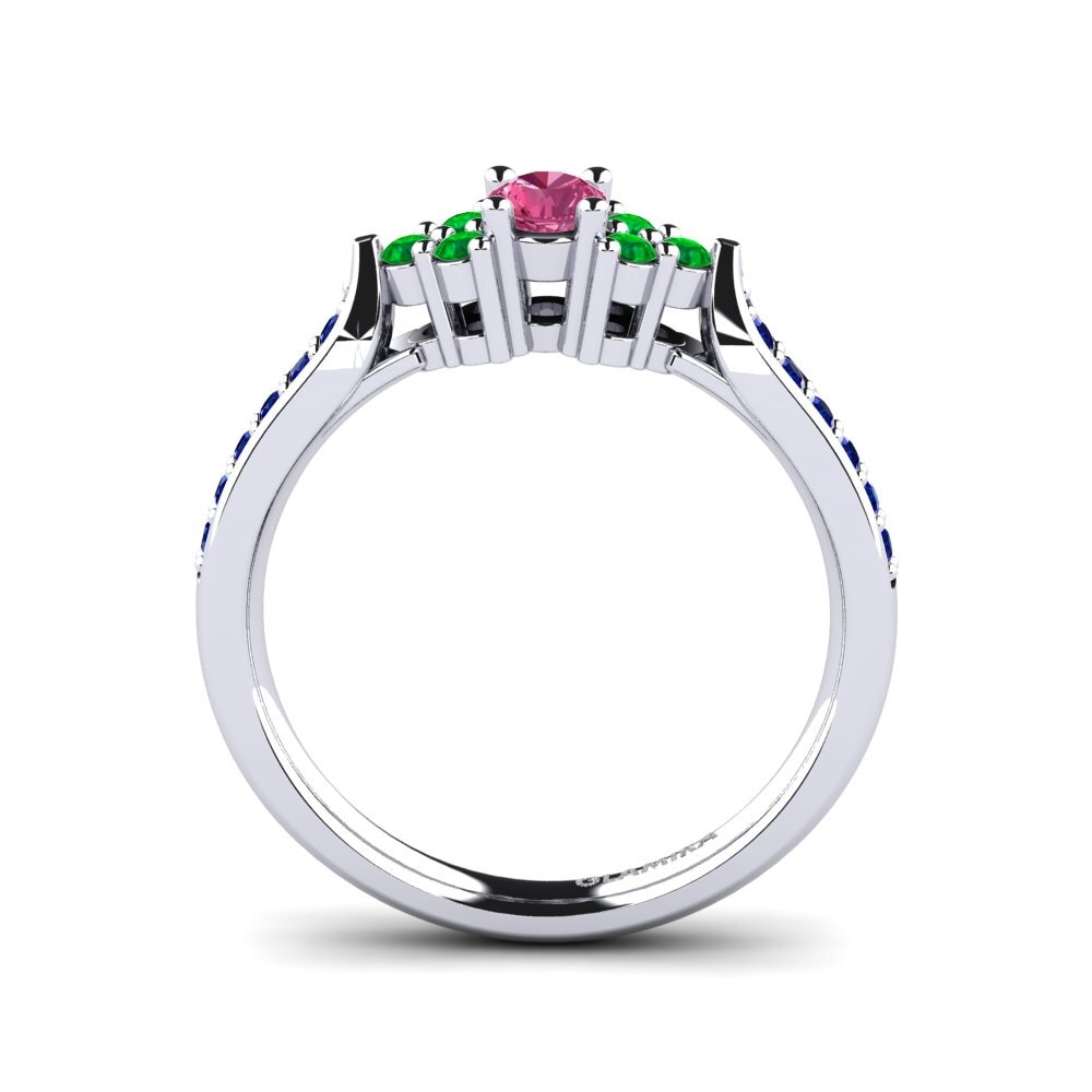 Pink Tourmaline Engagement Ring Cassidy 0.16 crt