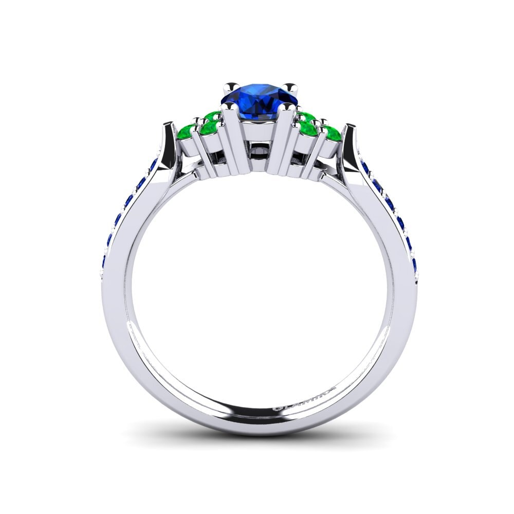 Sapphire (Lab Created) Engagement Ring Cassidy 0.5 crt