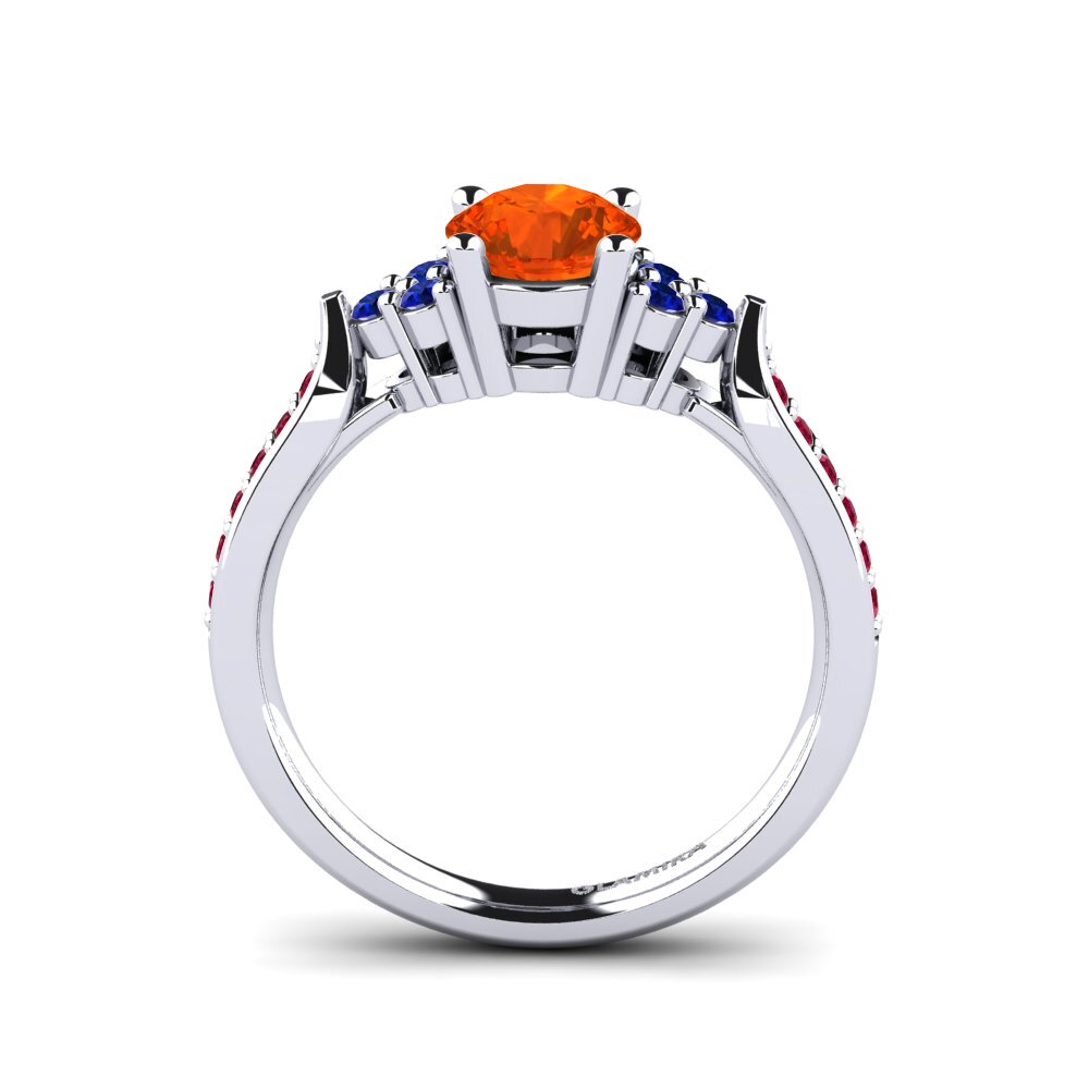 Fire-Opal Engagement Ring Cassidy 0.8 crt